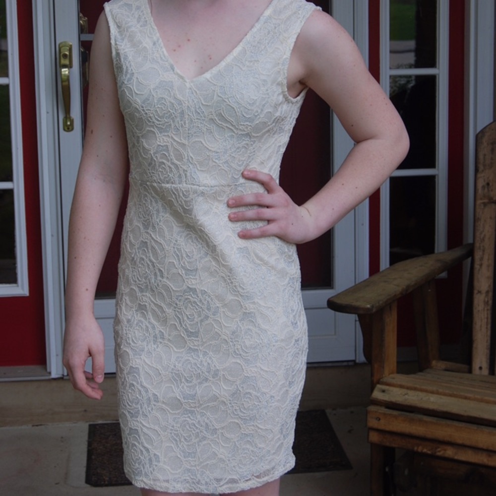 White Bodycon Dress Charlotte Russe